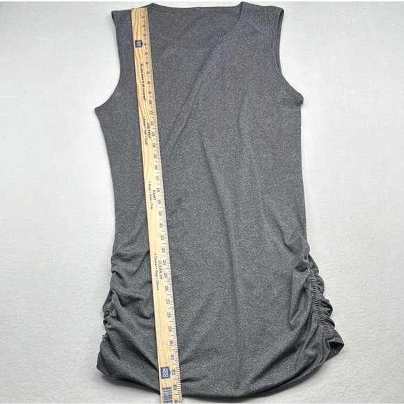 Lululemon In The Flow Dress Heathered Black, Size 10 - Picture 7 of 8